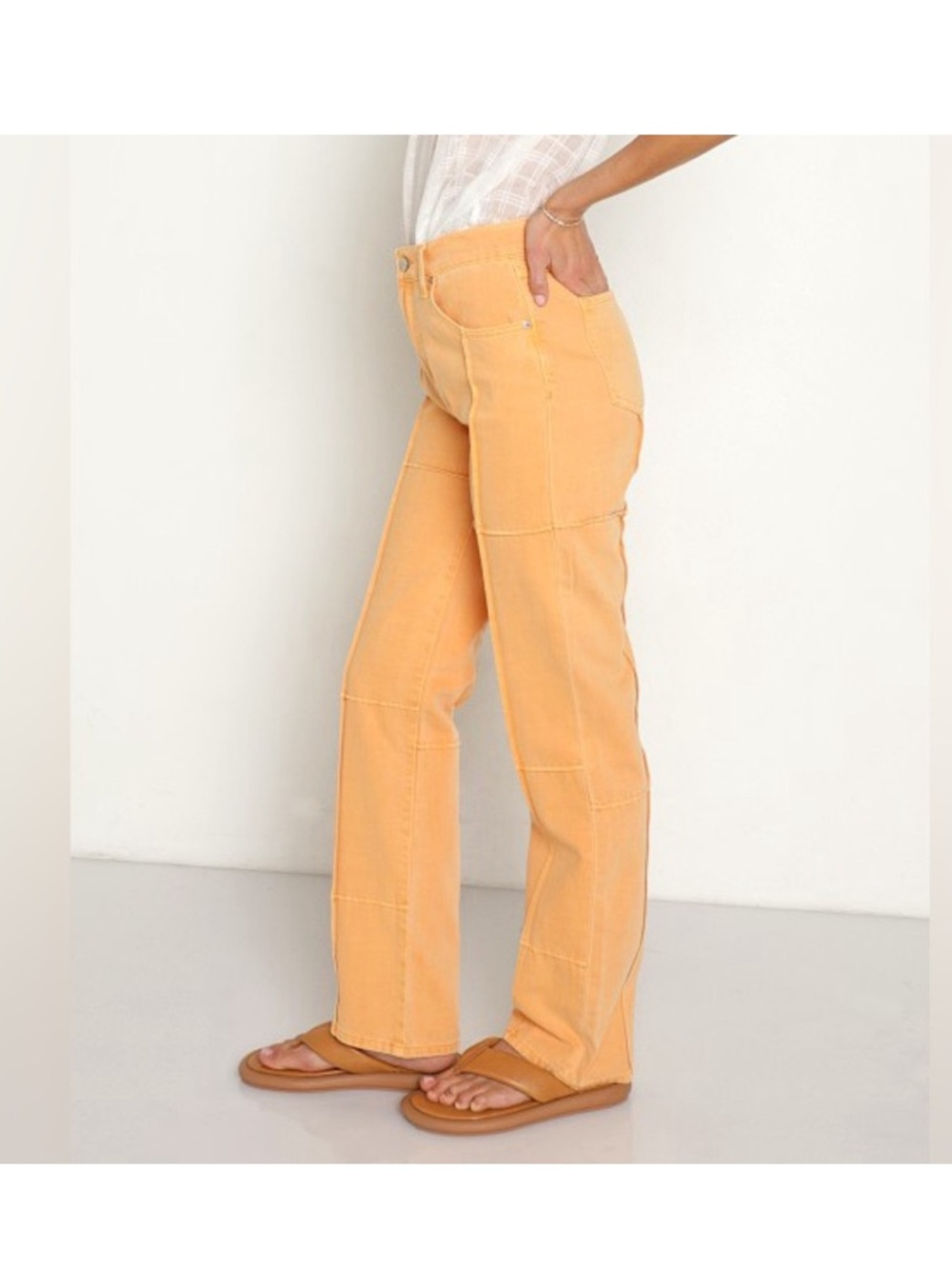 PISTOLA Cassie Super High Rise Straight Jeans Nectar NWT size 29 - Picture 11 of 11
